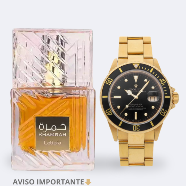 RELOJ ROLEXX Y KHAMRAH 100mlخ